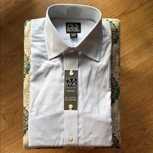 Jos. A. Bank Blue Dress Shirt Classic Style